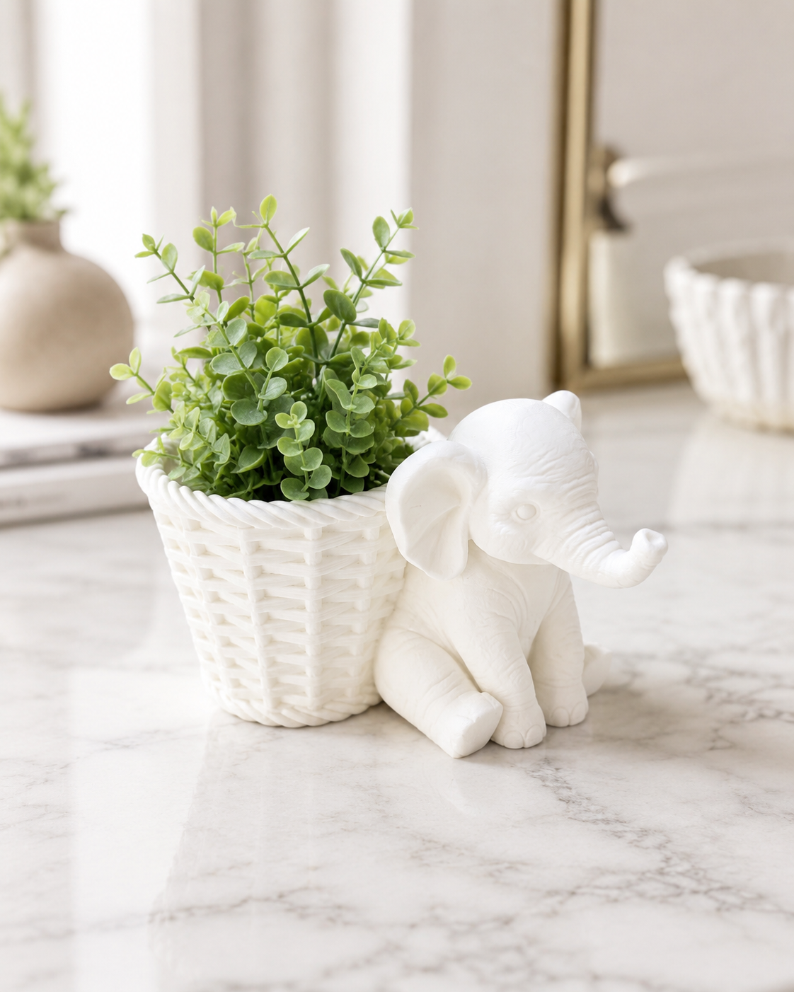 Elephant Basket Organiser