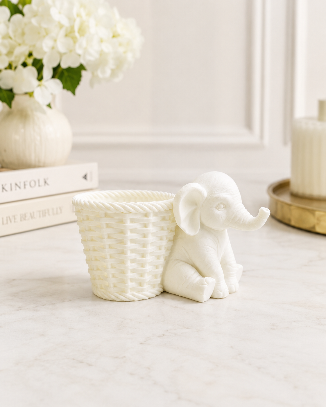 Elephant Basket Organiser