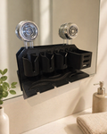 Wall-Mounted Bathroom Organizer – Mirror & Tile Mount