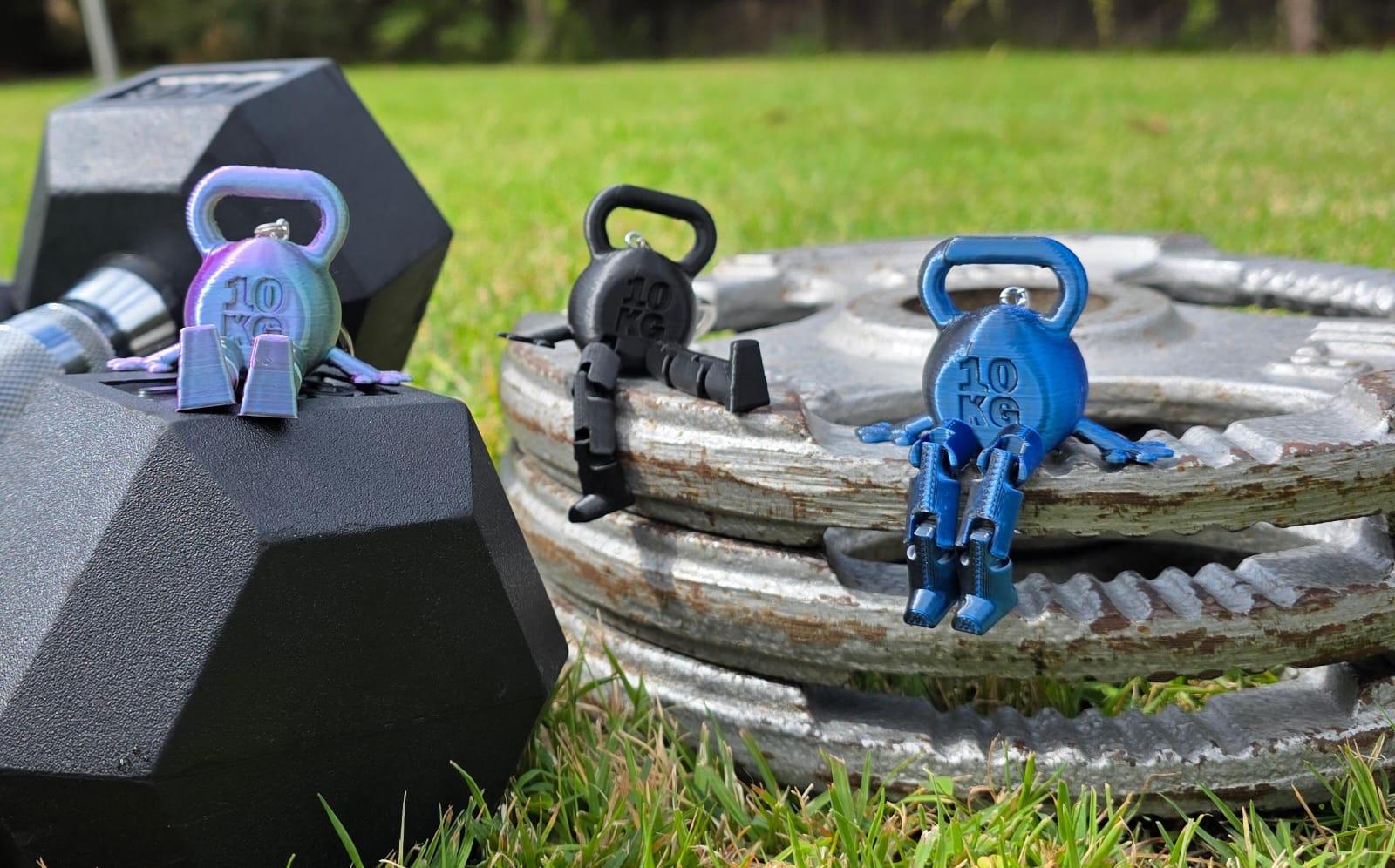 3D Printed Kettlebell Keychain