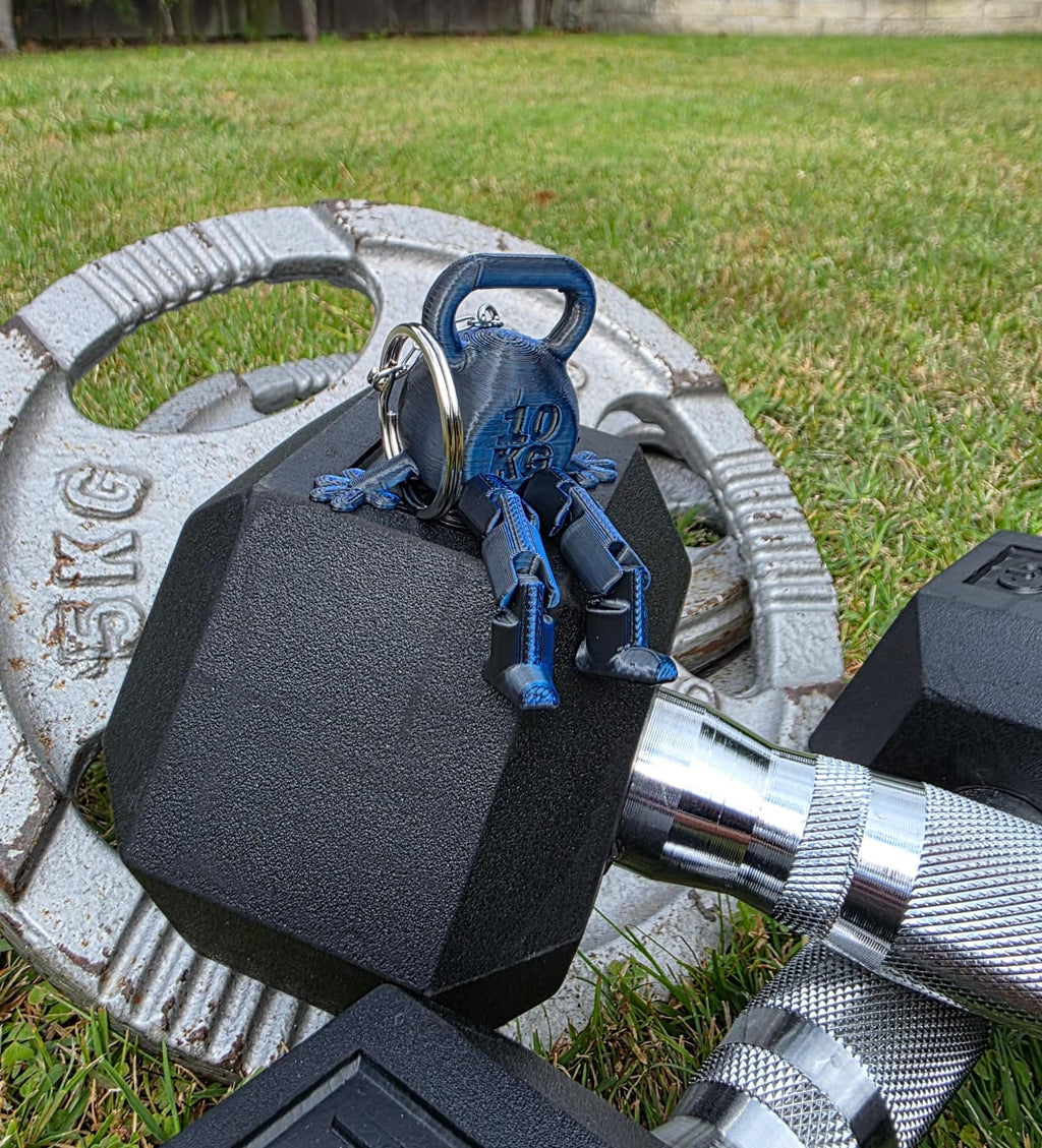 3D Printed Kettlebell Keychain