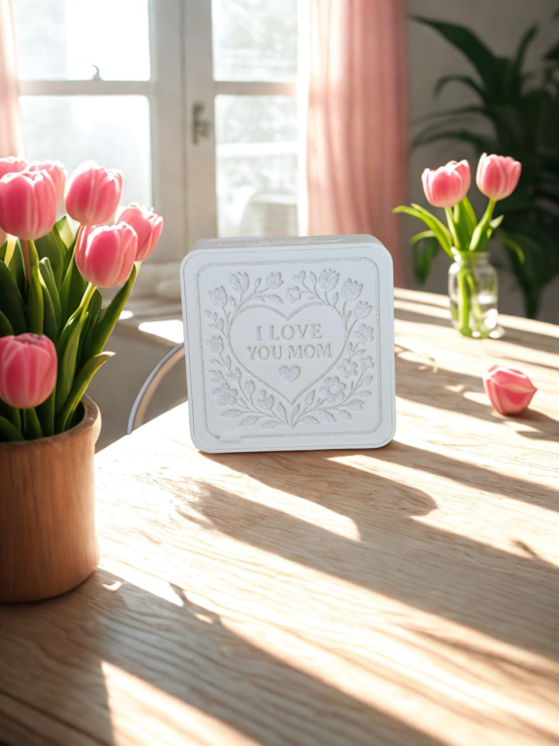 I Love You Mom – 3D Printed LED Night Light Box