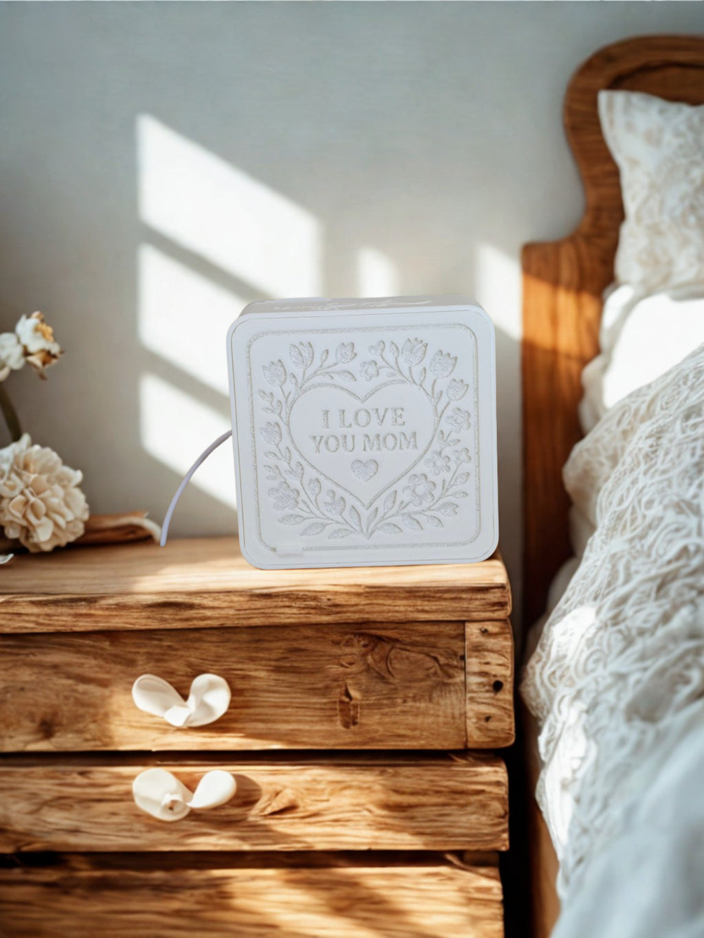 I Love You Mom – 3D Printed LED Night Light Box